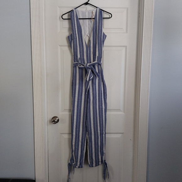 NWOT Never Worn Revolve Tularosa Striped Reese Jumpsuit XS - Picture 3 of 10